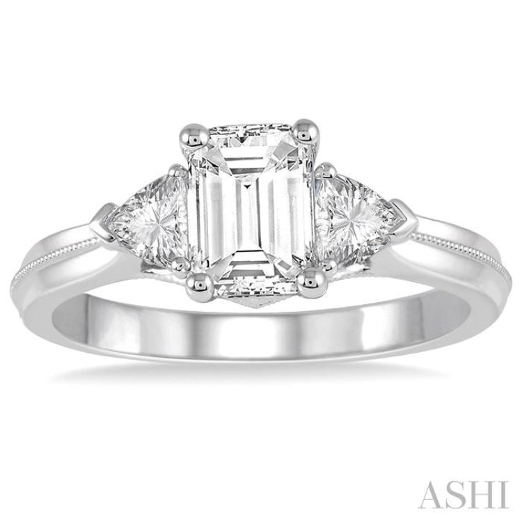 Semi-Mount Diamond Engagement Ring