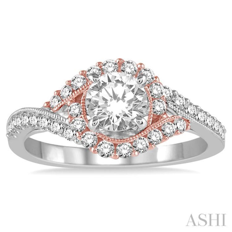 Semi-Mount Diamond Engagement Ring