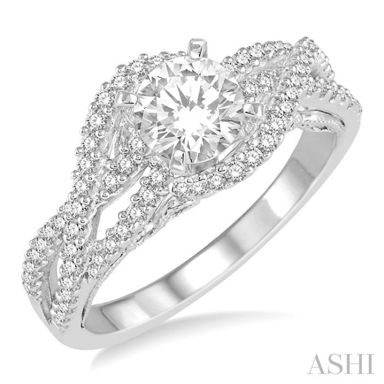 Semi-Mount Diamond Engagement Ring