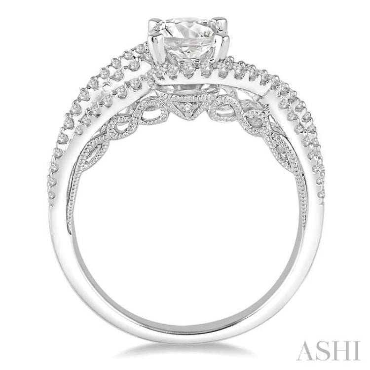 Semi-Mount Diamond Engagement Ring