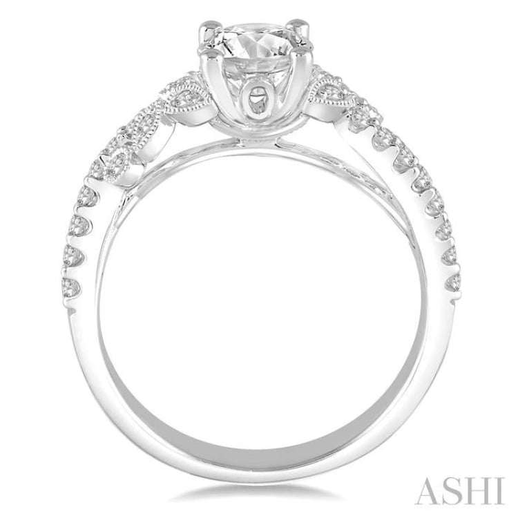 Semi-Mount Diamond Engagement Ring