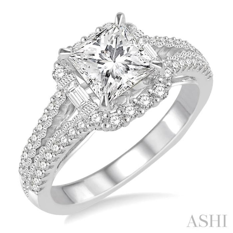 Semi-Mount Diamond Engagement Ring