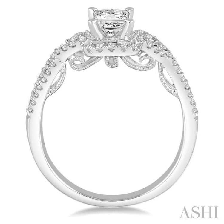 Semi-Mount Diamond Engagement Ring