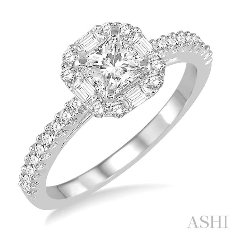 Semi-Mount Diamond Engagement Ring