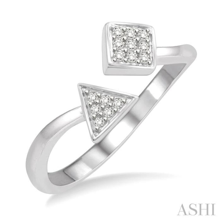 Diamond Fashion Open Ring