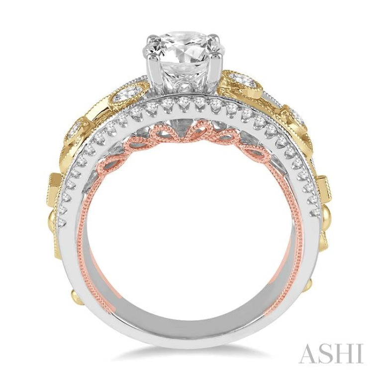 Semi-Mount Diamond Engagement Ring