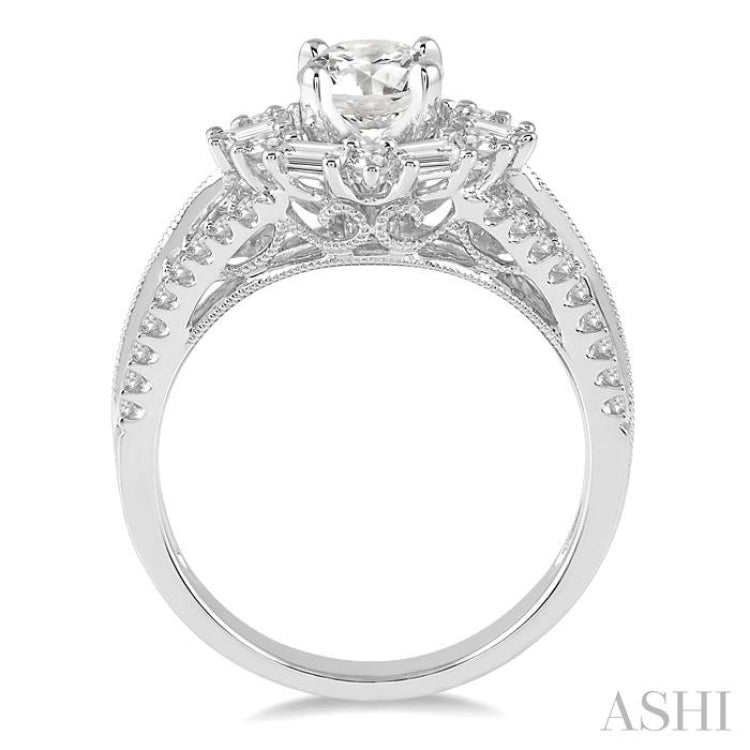 Semi-Mount Diamond Engagement Ring