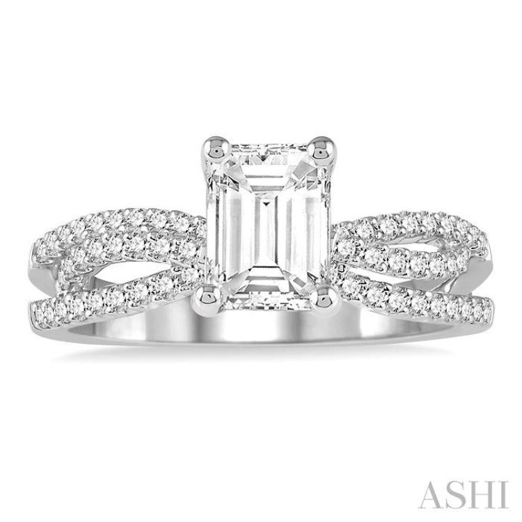 Semi-Mount Diamond Engagement Ring