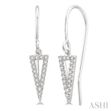 Triangle Diamond Fashion Earrings