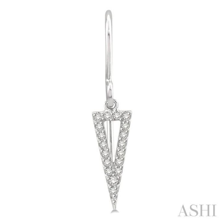 Triangle Diamond Fashion Earrings