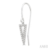 Triangle Diamond Fashion Earrings