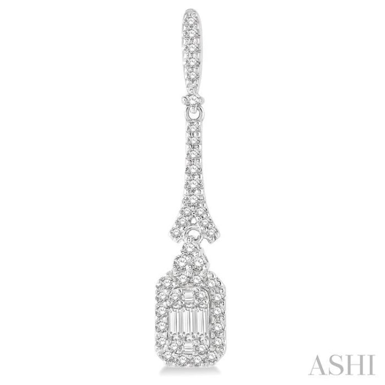 Fusion Diamond Long Earrings