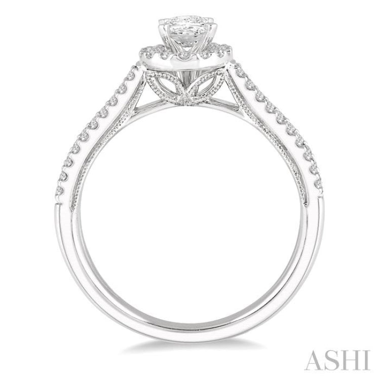 Oval Shape Diamond Engagement Ring