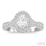 Oval Shape Diamond Engagement Ring