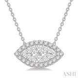 Marquise Shape Lovebright Essential Diamond Pendant