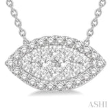 Marquise Shape Lovebright Essential Diamond Pendant