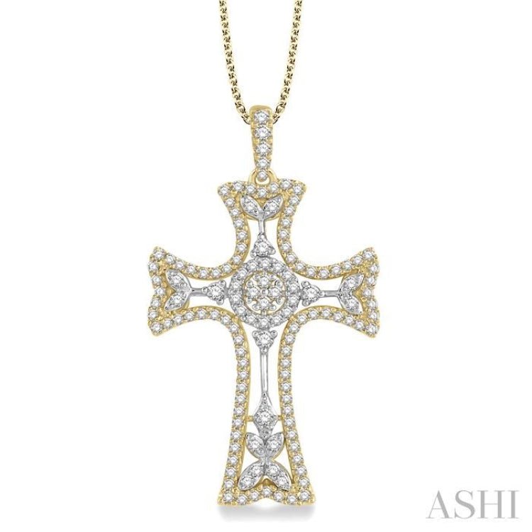 Cross Diamond Fashion Pendant