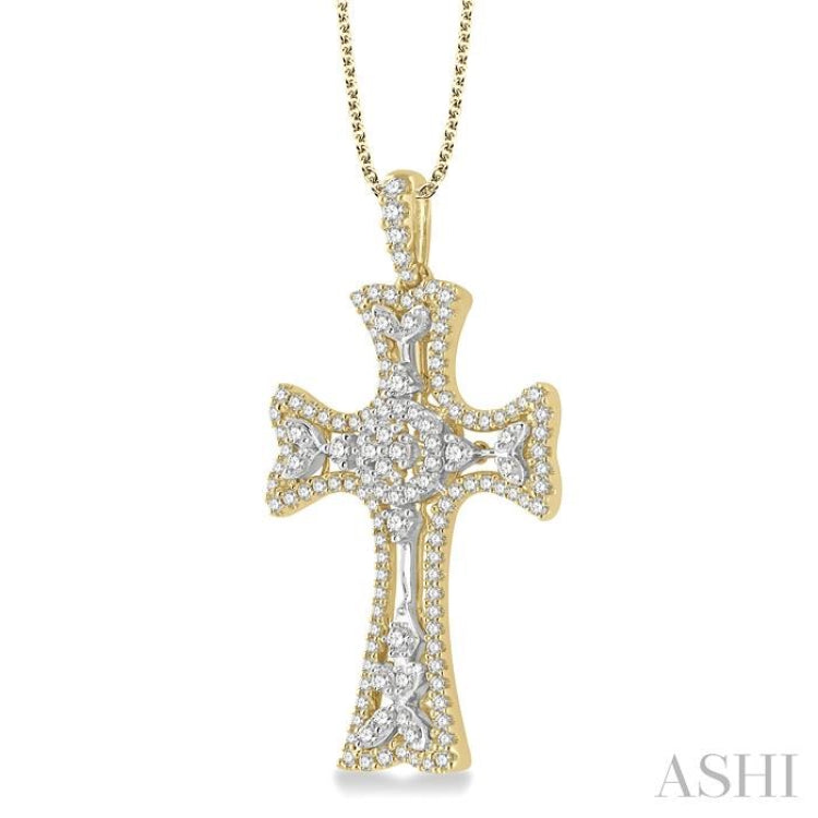 Cross Diamond Fashion Pendant