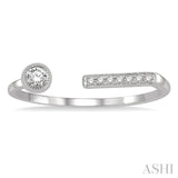 Diamond Fashion Open Ring