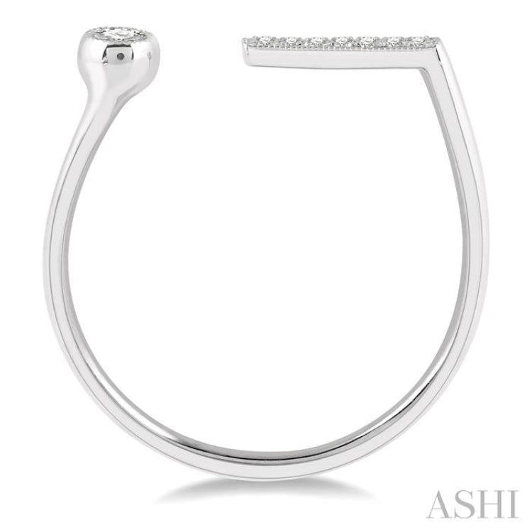 Diamond Fashion Open Ring