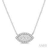 Marquise Shape Lovebright Essential Diamond Necklace