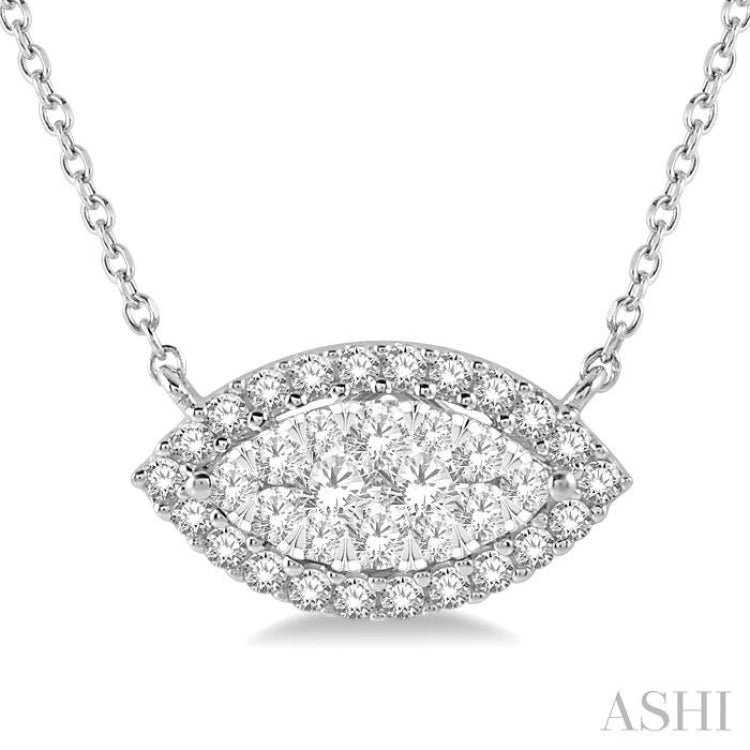 Marquise Shape Lovebright Essential Diamond Necklace