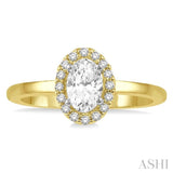 Oval Shape Diamond Engagement Ring