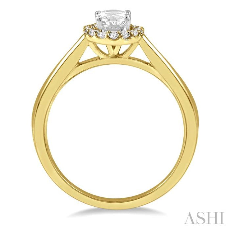 Oval Shape Diamond Engagement Ring