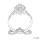 Marquise Shape Lovebright Diamond Wedding Set