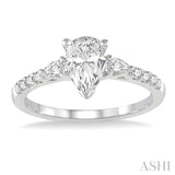 Pear Shape Diamond Engagement Ring