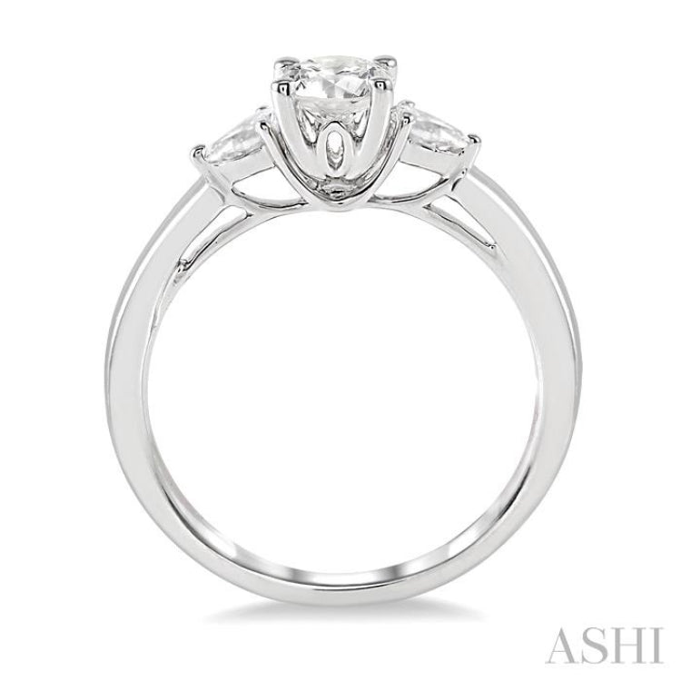 Semi-Mount Diamond Engagement Ring