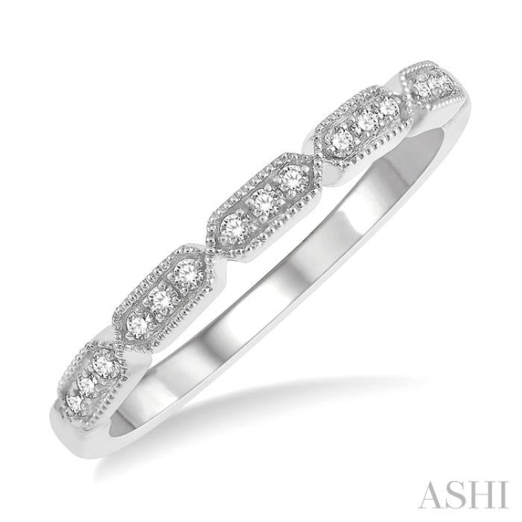 Stackable Diamond Wedding Band