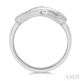 Infinity Shape Baguette Diamond Fashion Ring