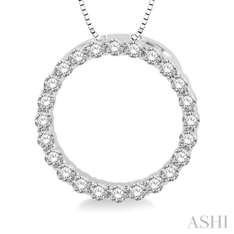 Circle Diamond Pendant