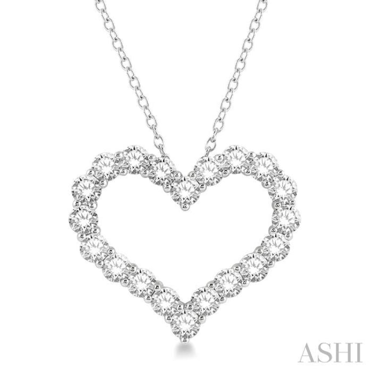 Heart Shape Diamond Pendant