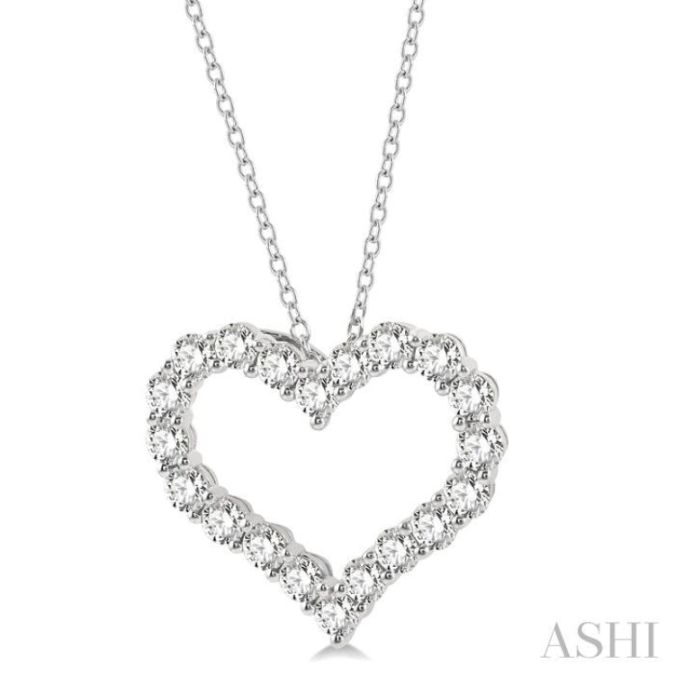 Heart Shape Diamond Pendant