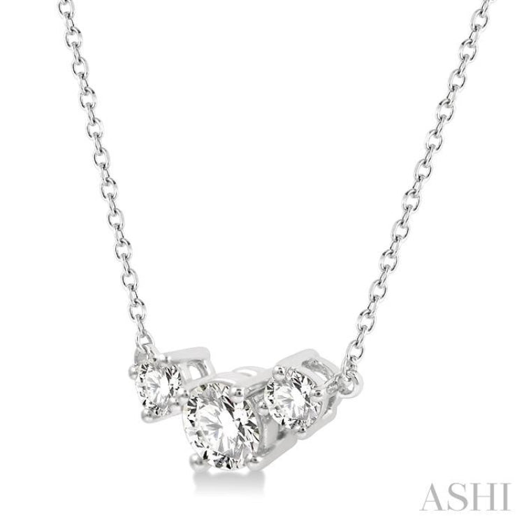 Past Present & Future Diamond Necklace