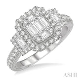 Fusion Diamond Engagement Ring