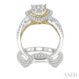 Pear Shape Lovebright Diamond Wedding Set