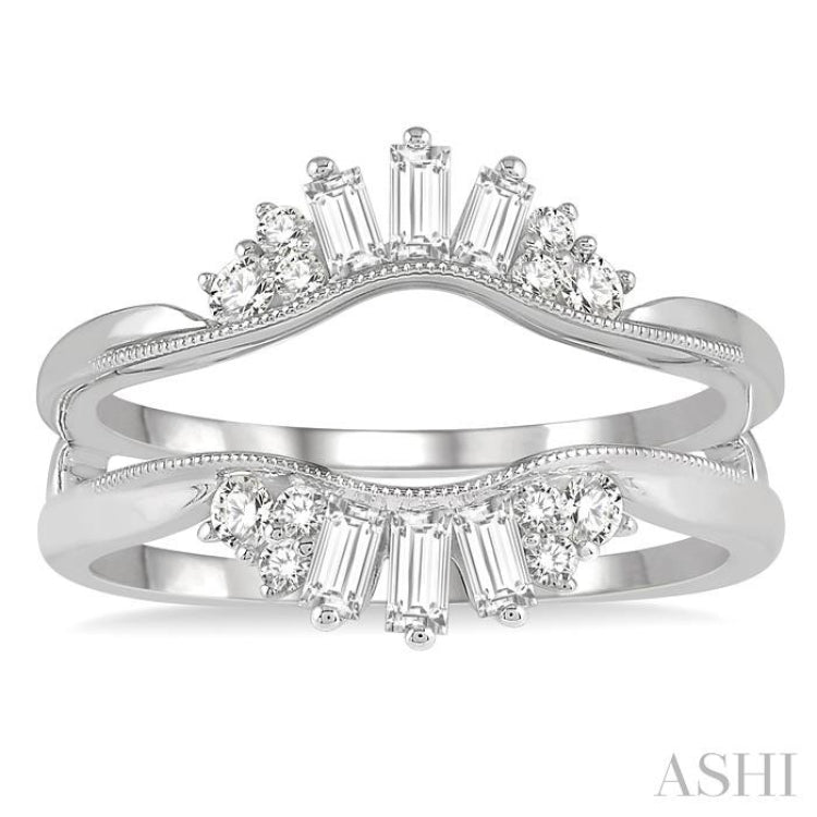 Baguette Diamond Insert Ring