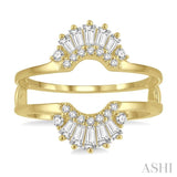 Baguette Diamond Insert Ring