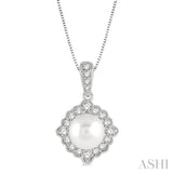 Pearl & Diamond Pendant