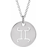 Zodiac Disc Set on Adjustable Chain - Luvona