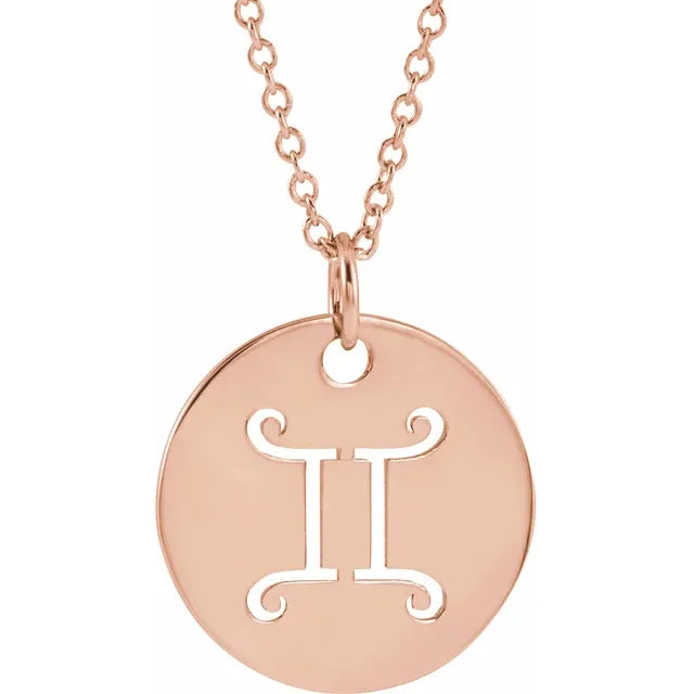 Zodiac Disc Set on Adjustable Chain - Luvona