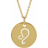 Zodiac Disc Set on Adjustable Chain - Luvona