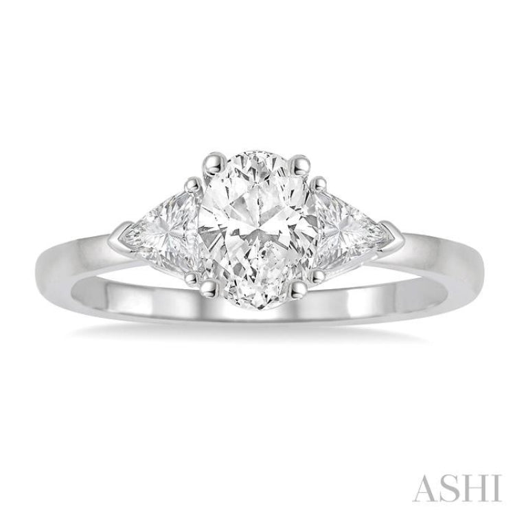 Oval Shape Diamond Engagement Ring