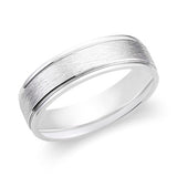 Men's Carved White Gold Band-119-00698