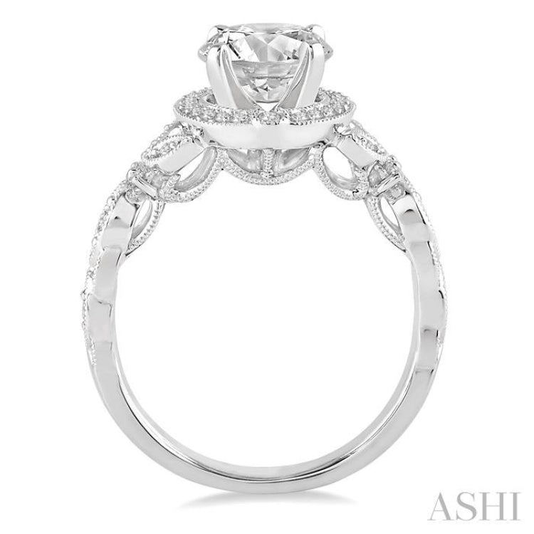 Semi-Mount Diamond Engagement Ring