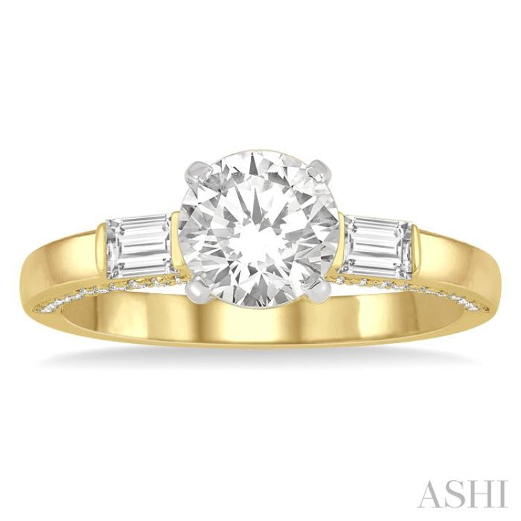 Semi-Mount Diamond Engagement Ring