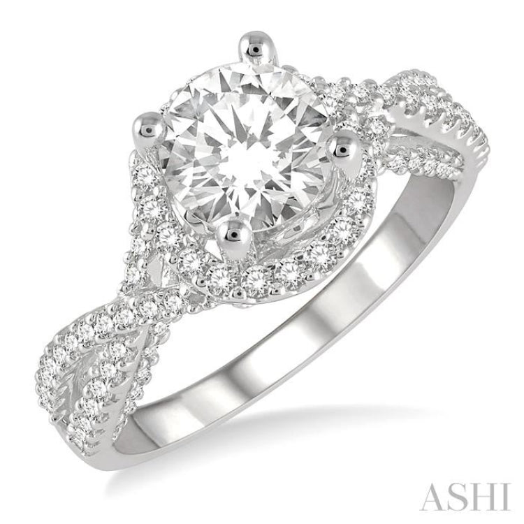 Semi-Mount Diamond Engagement Ring